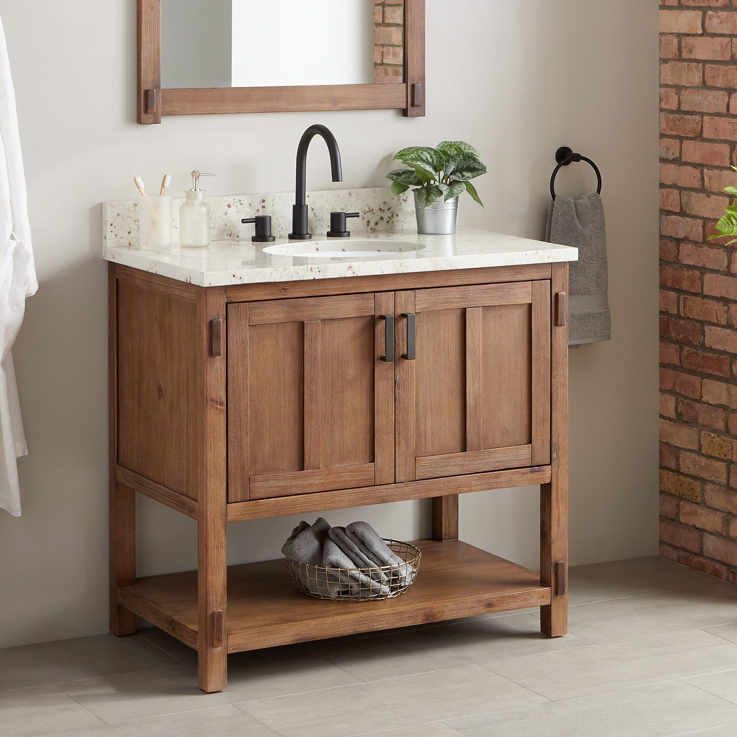 Modern bathroom vanity with storage Modern bathroom vanity with storage